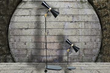 CAIRO - Handmade adjustable brass table lamp by mullan lighting - view 3
